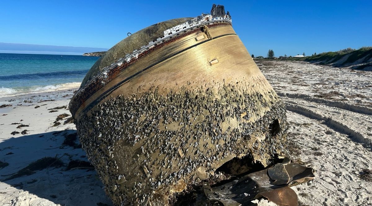 Mysterious object washed up on Australian beach could be part of ISRO ...