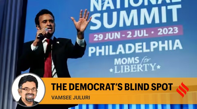 Republican Presidential candidate Vivek Ramaswamy was asked recently about his spiritual beliefs. He identified himself unhesitatingly as a Hindu and explained that both Christianity and Hinduism believe in a true God who resides in everyone. (Photo: AP)