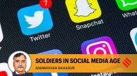 soldiers in social media