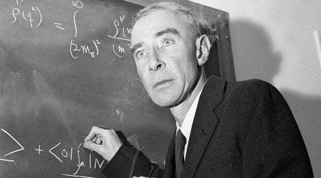 Dr. J Robert Oppenheimer, creator of the atom bomb. (AP photo/John Rooney, File)