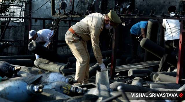Three workers killed in oxygen cylinder blast at cement factory