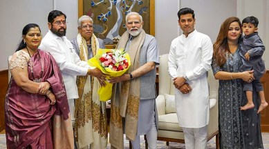 Shinde meets PM, Eknath Shinde, PM Modi, Narendra Modi, Raigad landslide, Maharashtra issue, Amit Shah, Shrikant shinde, why shinde met PM Modi, indian express, indian express news