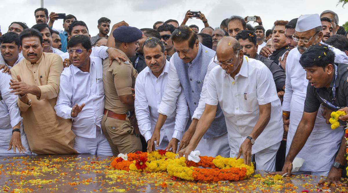 Prithviraj Chavan Joins Sharad Pawar At Event In Karad To Express ...