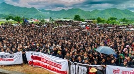 ITLF rally in Churachandpur