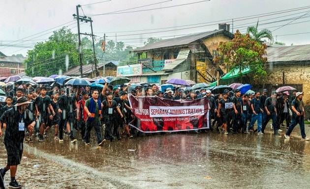 ITLF rally in Churachandpur
