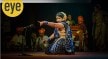 Popular folk artist and Lavani queen Shakuntala Bai Nagarkari in performance