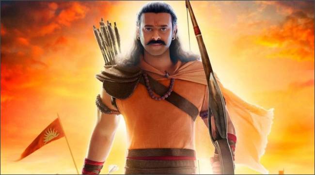 Actor Prabhas in Adipurush movie poster. (File)