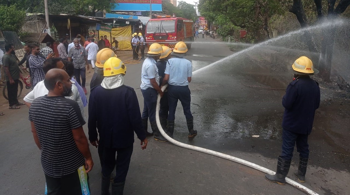 Fire due to gas leakage from MNGL pipeline in Pune, no casualties