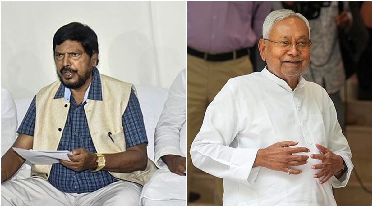 Ramdas Athawale and Nitish Kumar