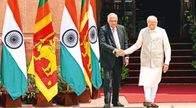 Narendra Modi, ranil wickremesinghe, India Sri Lanka Relations, India Sri Lanka Ties, Indian Express, India news, current affairs