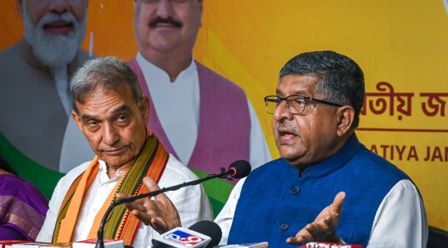 Ravi shankar Prasad, Nitish Kumar, Mamata’s style of politics, Trinamool Congress, Bihar politics, Bihar Bjp leaders death, Patna protests, Police lathicharge in Patna, indian express, indian express news