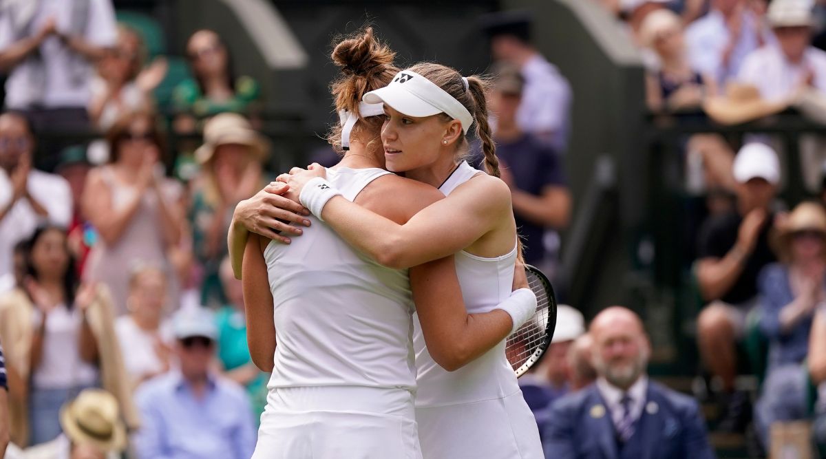 Rybakina reaches last eight as tearful Haddad Maia quits with back