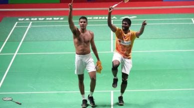 Satwiksairaj Rankireddy and Chirag Shetty.
