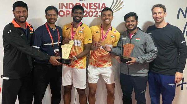 Mathias Boe and Satwiksairaj Rankireddy and Chirag Shetty. 