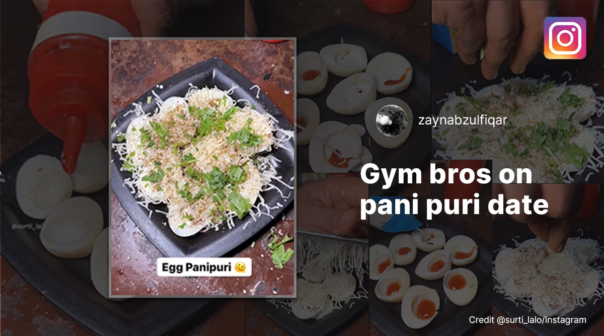 Street vendor makes ‘egg panipuri’