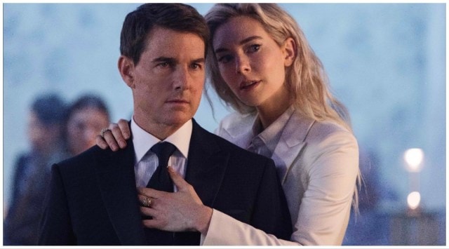 Tom Cruise and Vanessa Kirby in a still from Mission: Impossible – Dead Reckoning Part One. (Pic: Twitter)