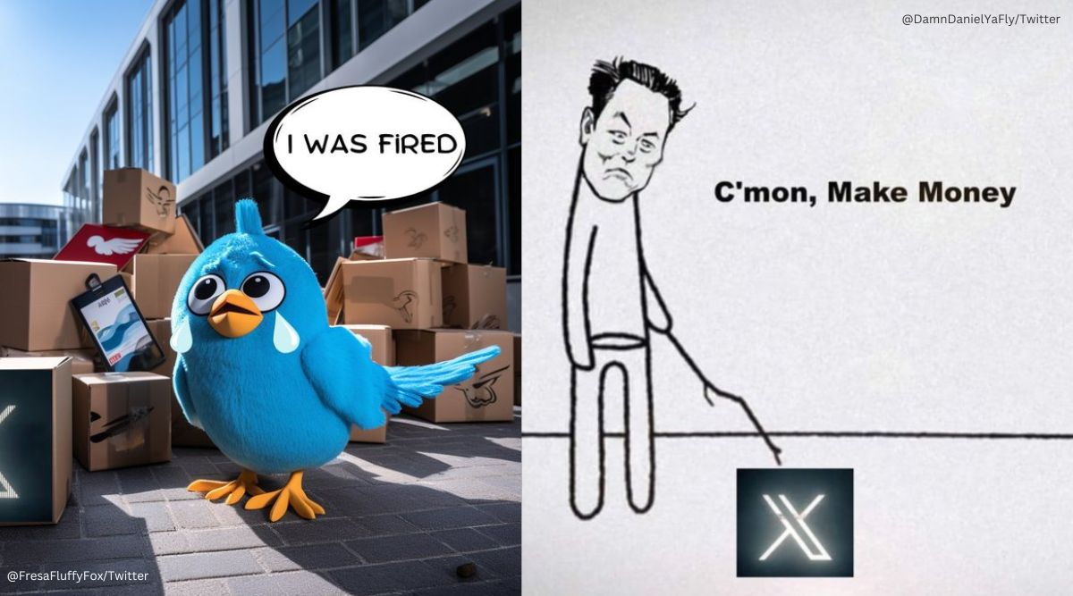 Memes flood Twitter as the iconic bird logo is replaced with X | Trending  News - The Indian Express