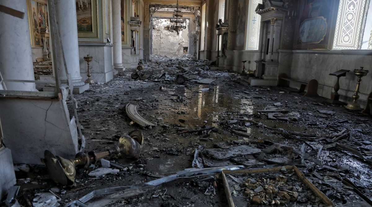 Russian attack on Odesa kills one, damages cathedral, Ukrainian ...