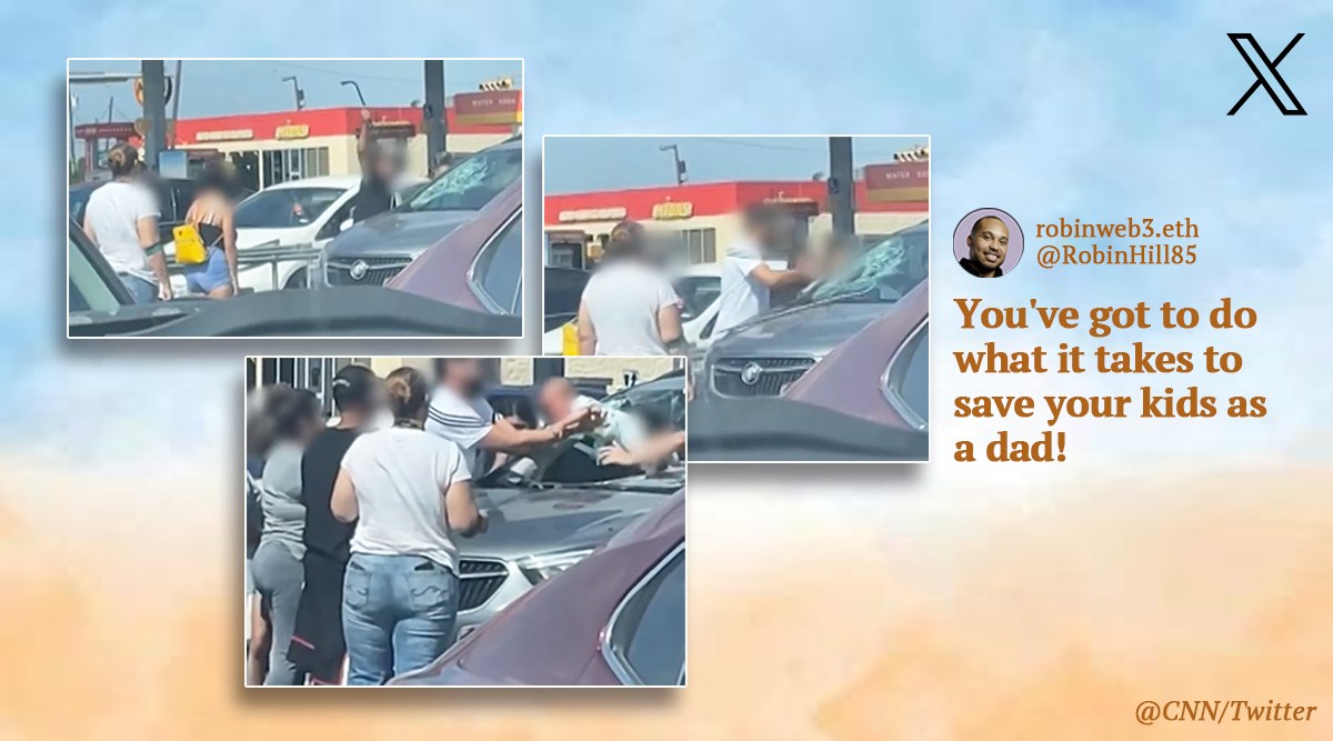 US man smashes windshield to rescue his child who got locked inside car ...