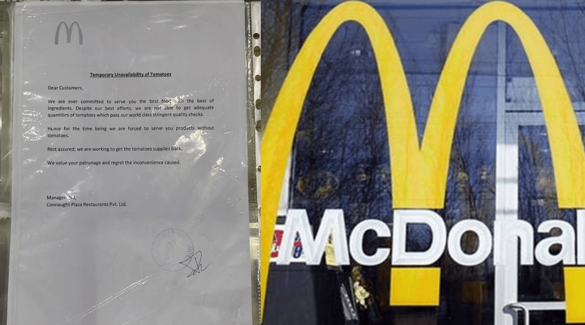 McDonald's India tomatoes