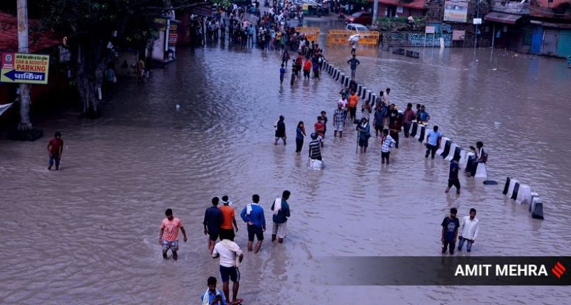 Delhi yamuna levels, flooding