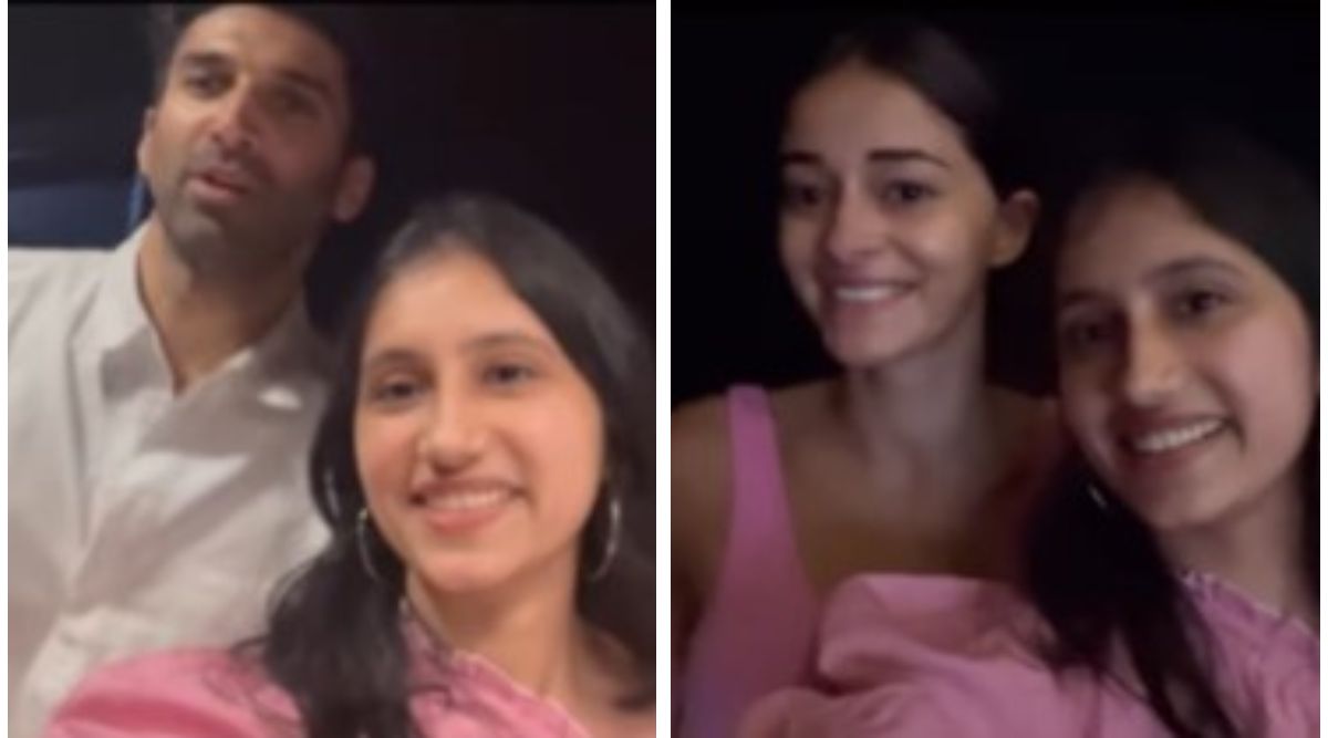 Ananya Panday and Aditya Roy Kapur watch Barbie together, excited fan ...