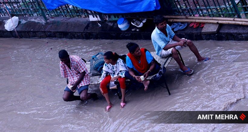Delhi yamuna levels, flooding