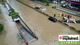 Flooding in Fuzhou after Typhoon Doksuri