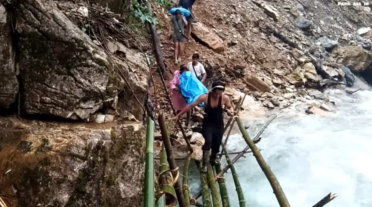 No road to her village in Arunachal, dying woman carried across treacherous terrain to honour last wish - Vimarsana News