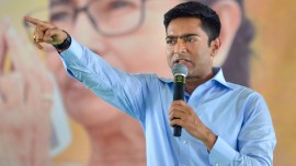 bengal panchayat poll violence, Bengal TMC vs Congress, Abhishek Banerjee, Adhir Ranjan chowdhury, Banerjee, onb Adhir, West Bengal Congress, Mamata Banerjee, panchayat elections, BJP, indian express, indian express news