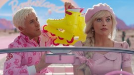 Barbie stars Ryan Gosling and Margot Robbie in lead roles.