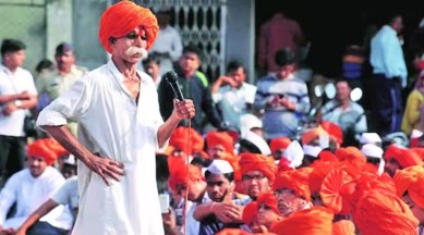 Sambhaji Bhide BOOKED, FIR against Bhide, Bhide Gandhi remarks, Amravati police, Hindutva activist Sambhaji Bhide, indian express news