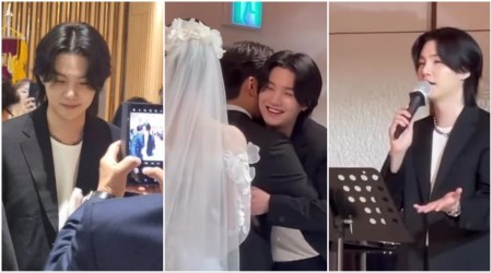BTS' Suga attended his brother's wedding.