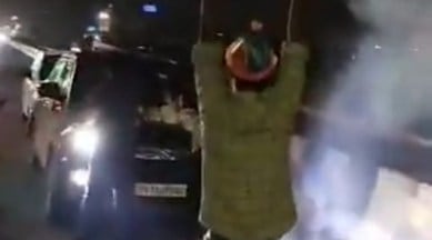 birthday party on road