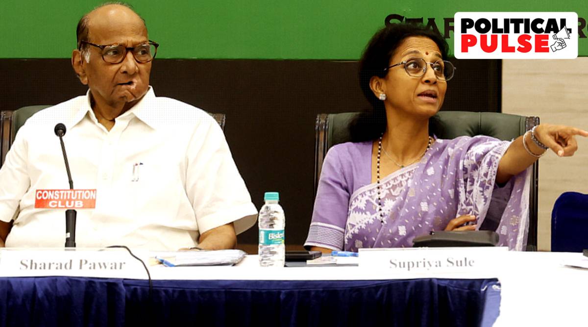 Bruised by Pawar vs Pawar tussle, Supriya Sule's NCP prospects come under shadow | Political Pulse News,The Indian Express - Vimarsana News