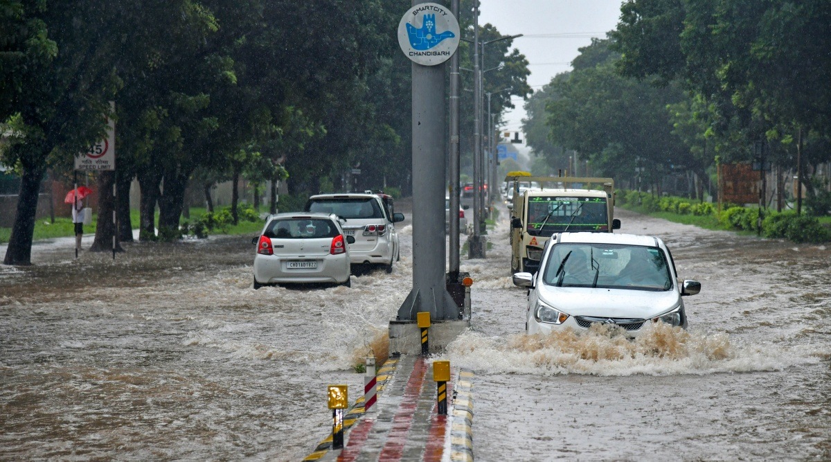Chandigarh: Rain washes away 121 High-Security Registration Plates ...