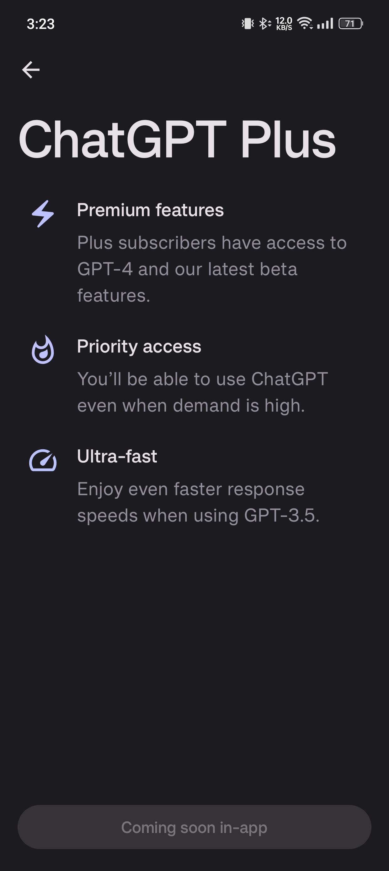 chatgpt plus android app
