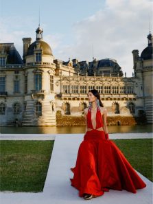 Valentino dazzles at Chateau de Chantilly couture show