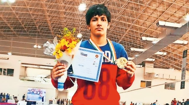 DU hagini Nivedita College, delhi university, Delhi University student, Asian Wrestling Championships in Bishkek, Kyrgyzstan, Delhi news, New Delhi, Indian Express, current affairs