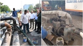 Gurugram Metropolitan Development Authority,l GMDA control centre, GMDA Tuesday activities, heavy spell of rain, Delhi oads waterlogging, Gurgaon road conditions during rainfall, indian express, indian express news