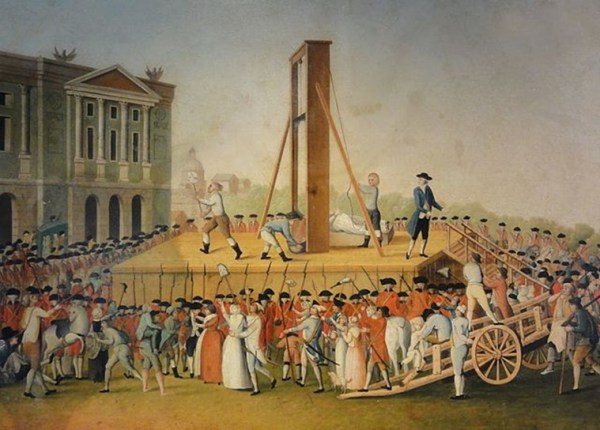 Marie Antoinette's execution 