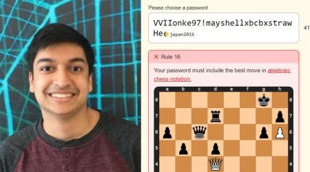 neal agarwal and (right) his creation 'the password game'