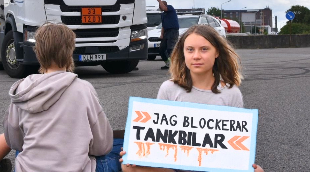 Greta Thunberg Charged for Disobeying Police at Climate Protest