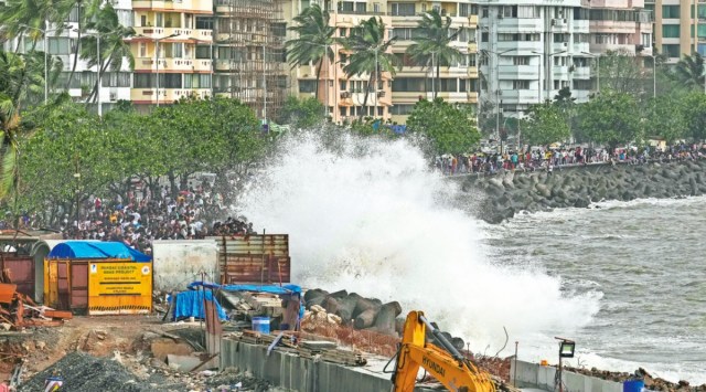 Mumbai Monsoons, Mumbai rains, Mumbai weather, Mumbai rainfall, Mumbai news, Maharashtra, Indian Express, current affairs