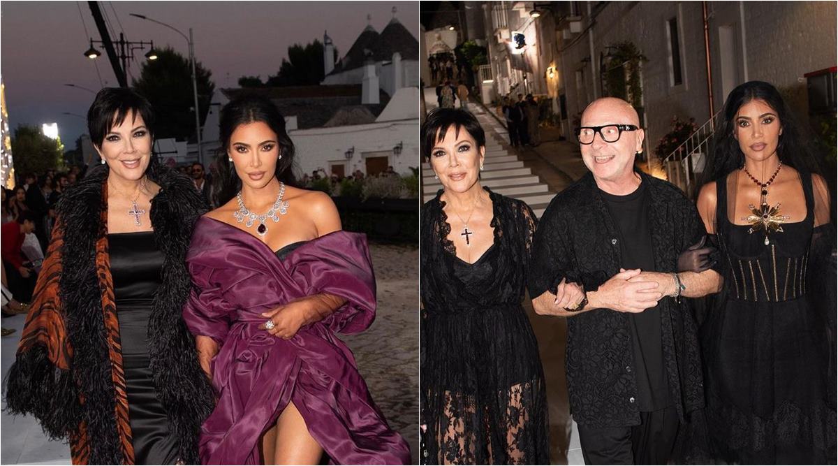 Kim Kardashian and Kris Jenner attend Dolce and Gabbana’s Alta Moda ...