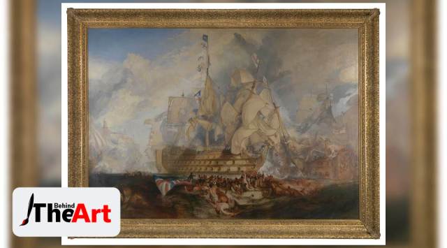 The Battle of Trafalgar Painting by J. M. W. Turner