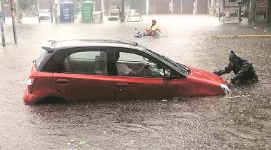 ludhiana rain, control room, waterlogging, indian express
