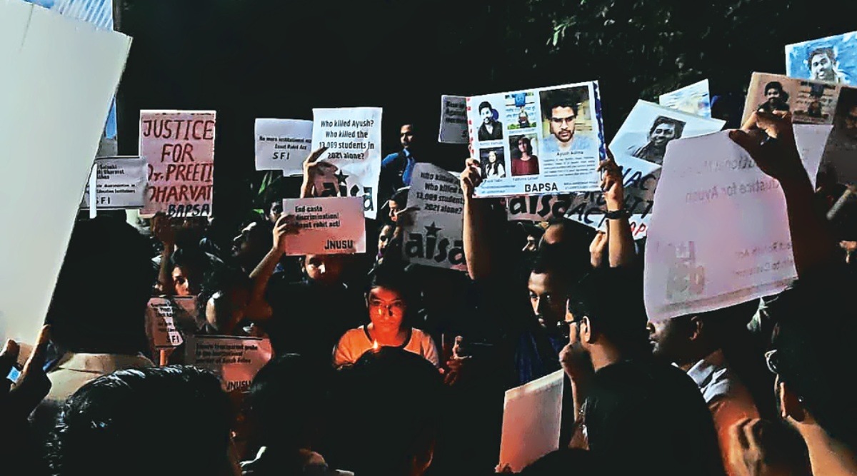 At the march on Thursday