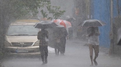 Hard Marathi Rain Sex - Mumbai Rains Highlights: Heavy rains lash Raigad while Mumbai experiences  moderate rainfall; Yellow alert in Vidarbha | Mumbai News - The Indian  Express