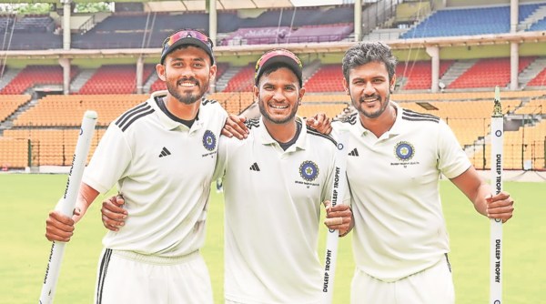 idwath Kaverappa, Vasuki Koushik, Vijaykumar Vyshak, Duleep Trophy, sport news, cricket feature, Indian Express, India news, current affairs